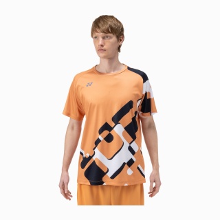 Yonex Sport-Tshirt Practice Graphic Print 16748 (100% Polyester) 2025 orange Herren